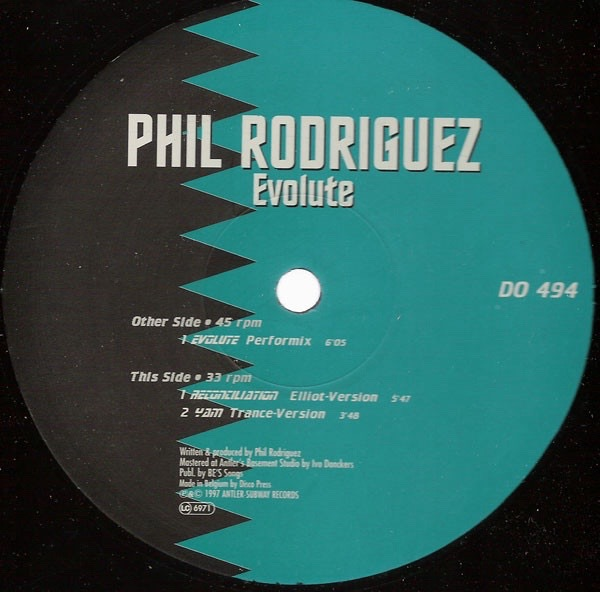 <strong>Phil Rodriguez</strong> - Evolute label